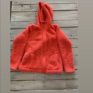 Magellan coral furry jacket!